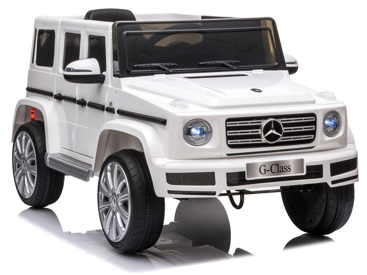 Електромобіль для дітей Lean Toys Mercedes G500 Білий (5903802455038) - зображення 6