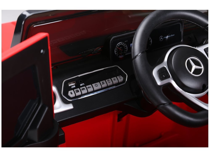 Samochód elektryczny dla dzieci Lean Toys Mercedes G500 Czerwony (5903802455052) - obraz 14