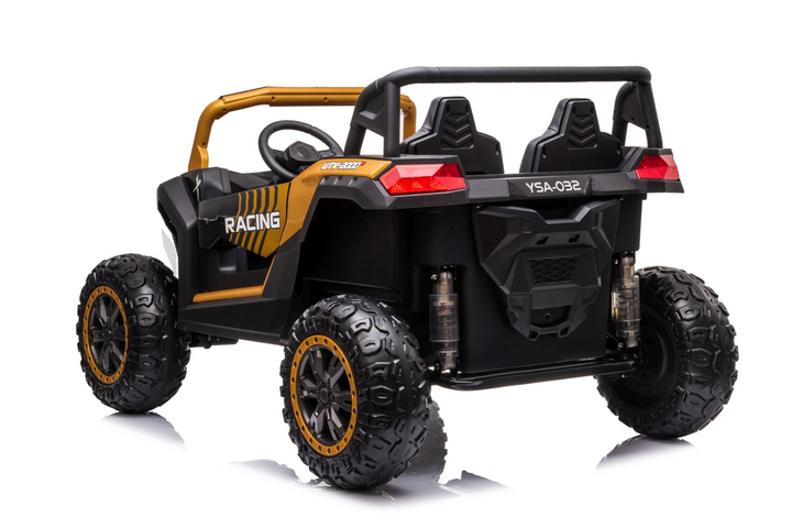 Електромобіль для дітей Lean Toys Buggy A032 Золотистий (5903802459678) - зображення 12