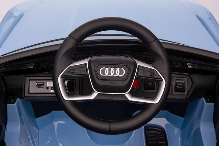 Samochód elektryczny dla dzieci Lean Toys Audi E- Tron QLS-6688 Niebieski (5904204750493) - obraz 2