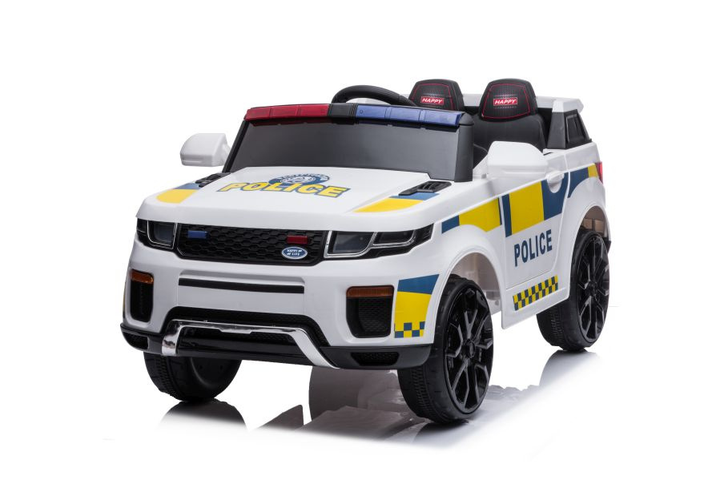 Samochód elektryczny dla dzieci Lean Toys BBH-021 Policyjne Biały (5904204753722) - obraz 6