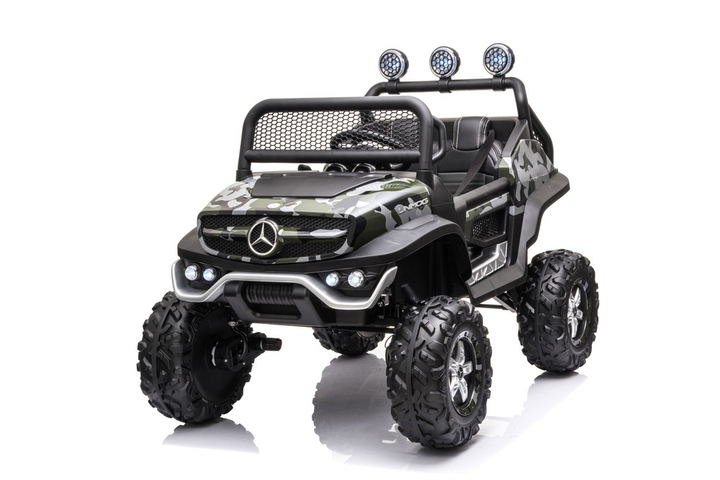 Samochód elektryczny dla dzieci Lean Toys Unimog S lakierowany Moro 9348 (5904204753746) - obraz 2