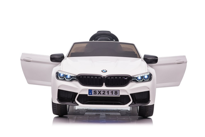 Електромобіль для дітей Lean Toys BMW M5 Drift Білий (5904204755818) - зображення 4