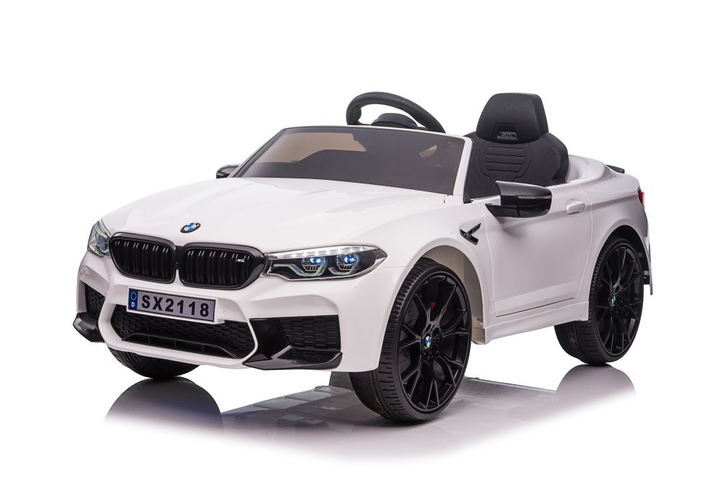 Електромобіль для дітей Lean Toys BMW M5 Drift Білий (5904204755818) - зображення 6