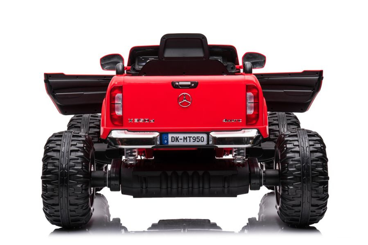 Samochód elektryczny dla dzieci Lean Toys Mercedes DK-MT950 4x4 Czerwony (5904204756907) - obraz 9