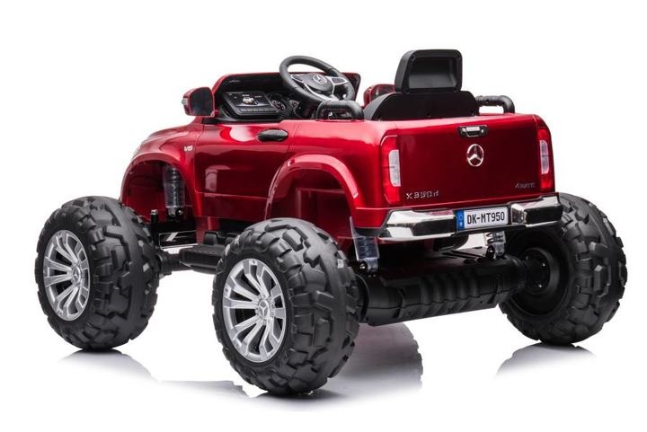 Samochód elektryczny dla dzieci Lean Toys Mercedes DK-MT950 4x4 lakierowany Czerwony (5904204756921) - obraz 4