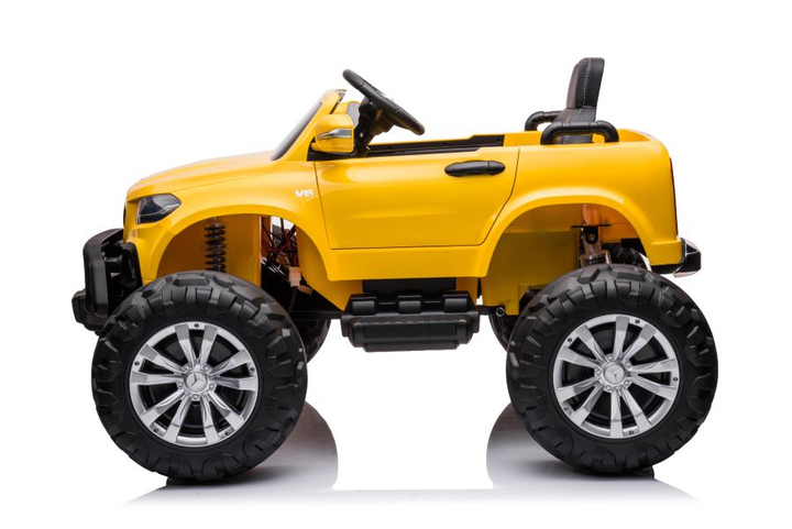 Електромобіль для дітей Lean Toys Mercedes DK-MT950 4x4 лакований Золотисто-жовтий (5904204756938) - зображення 12