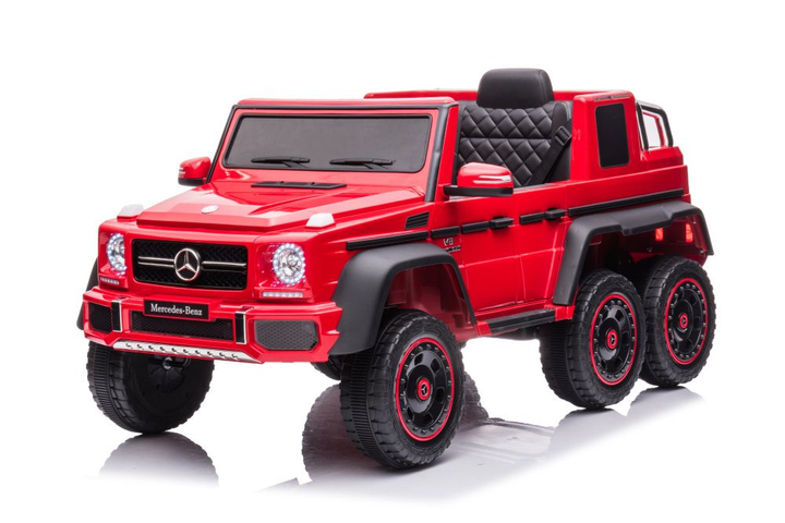 Електромобіль для дітей Lean Toys Mercedes Benz G63 6X6 Червоний (5904204757287) - зображення 8