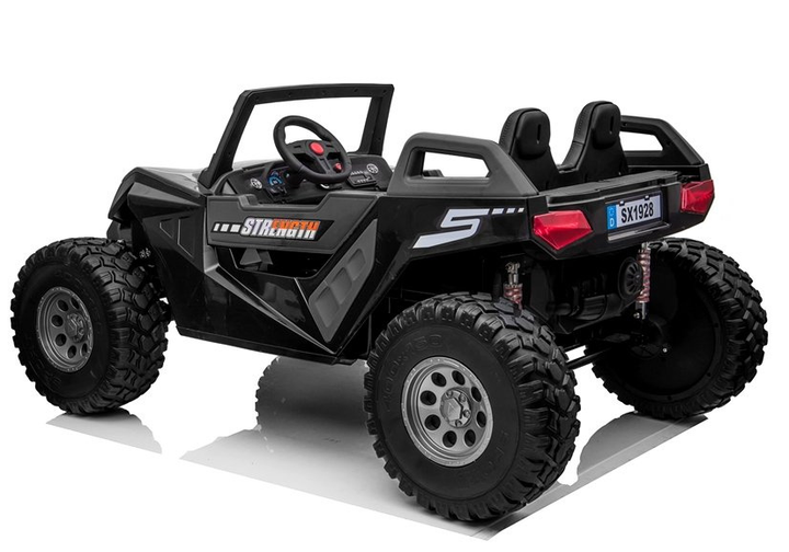 Електромобіль для дітей Lean Toys SX1928 Чорний (5905323211605) - зображення 11