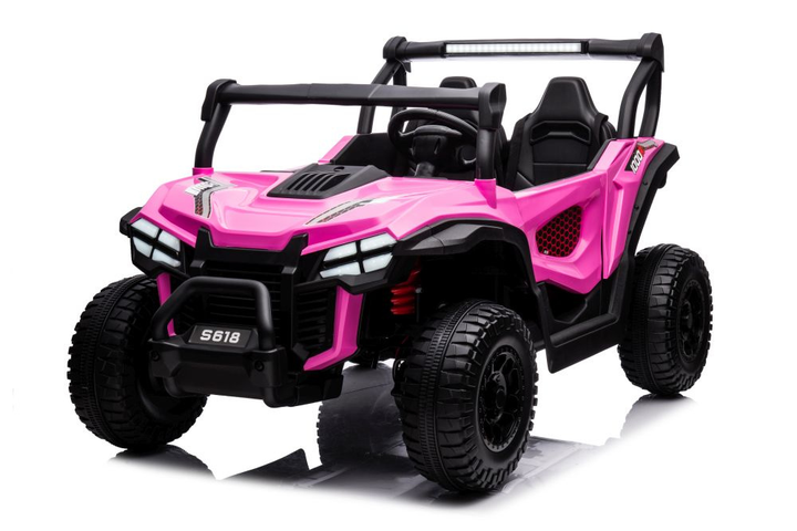 Samochód elektryczny dla dzieci Lean Toys S618 4x4 Różowy (5905323217850) - obraz 8