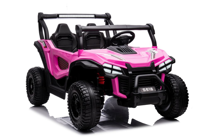 Samochód elektryczny dla dzieci Lean Toys S618 4x4 Różowy (5905323217850) - obraz 10