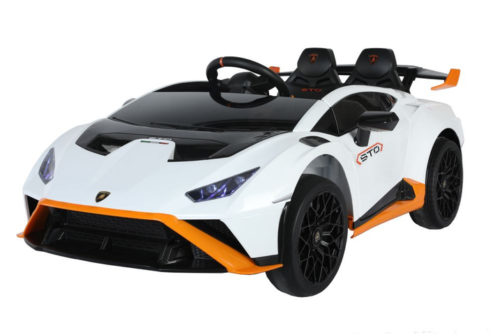 Електромобіль для дітей Lean Toys Lamborghini STO Drift Білий (5905515359016) - зображення 3