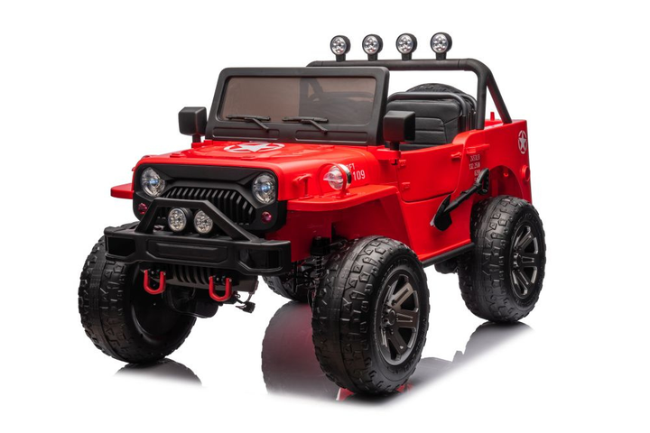 Samochód elektryczny dla dzieci Lean Toys JH-102 4x4 Czerwony (5905679073698) - obraz 3