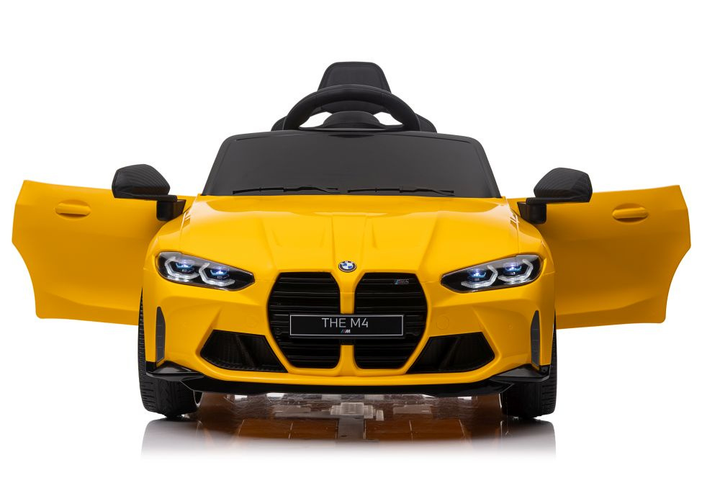 Електромобіль для дітей Lean Toys BMW M4 Жовтий (5905884456309) - зображення 3