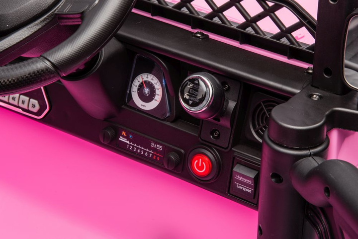 Samochód elektryczny dla dzieci Lean Toys Toyota FJ 4x4 Różowy (5905679072745) - obraz 14