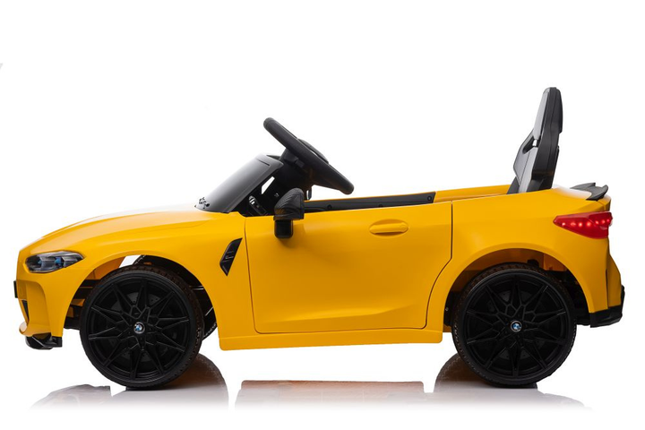 Електромобіль для дітей Lean Toys BMW M4 Жовтий (5905884456309) - зображення 8