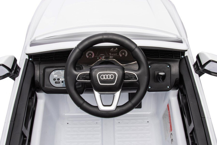Samochód elektryczny dla dzieci Lean Toys Audi Q7 Biały (5905991008972) - obraz 5