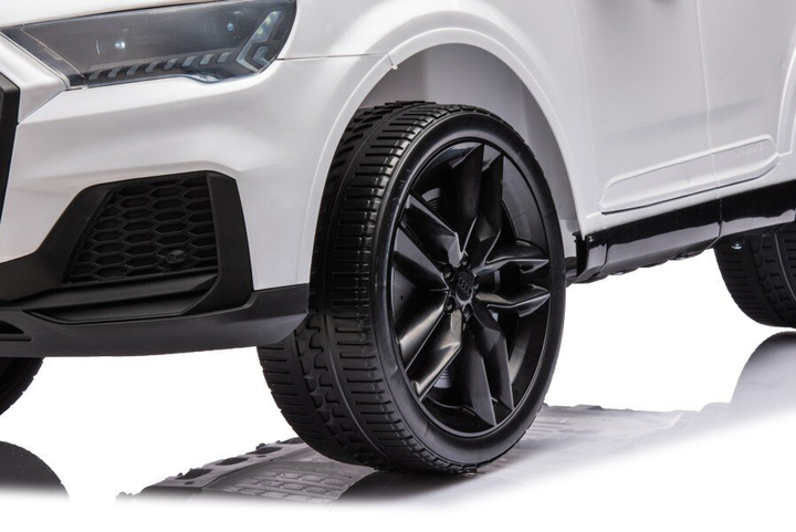 Samochód elektryczny dla dzieci Lean Toys Audi Q7 Biały (5905991008972) - obraz 7
