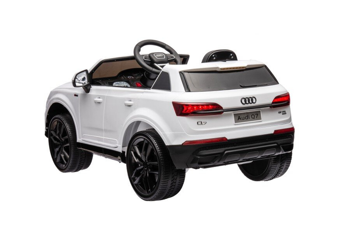 Samochód elektryczny dla dzieci Lean Toys Audi Q7 Biały (5905991008972) - obraz 11