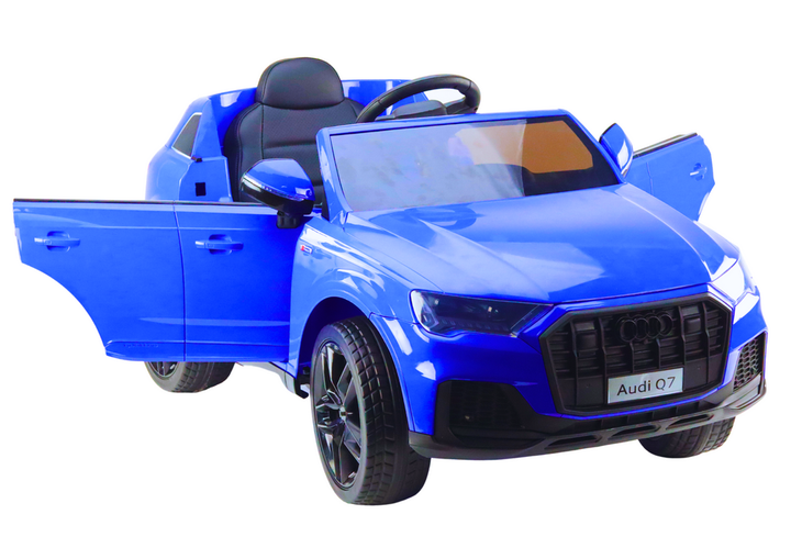 Samochód elektryczny dla dzieci Lean Toys Audi Q7 lakierowany Niebieski (5905991009009) - obraz 2