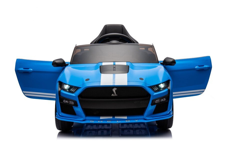 Електромобіль для дітей Lean Toys Ford Mustang GT500 Shelby Синій (5905991009030) - зображення 4