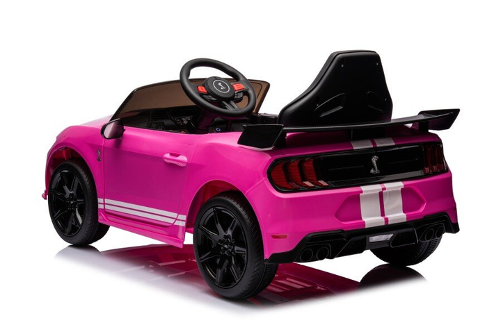 Samochód elektryczny dla dzieci Lean Toys Ford Mustang GT500 Shelby Różowy (5905991009047) - obraz 6