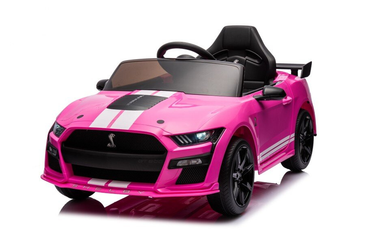 Samochód elektryczny dla dzieci Lean Toys Ford Mustang GT500 Shelby Różowy (5905991009047) - obraz 8