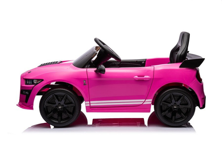 Samochód elektryczny dla dzieci Lean Toys Ford Mustang GT500 Shelby Różowy (5905991009047) - obraz 11