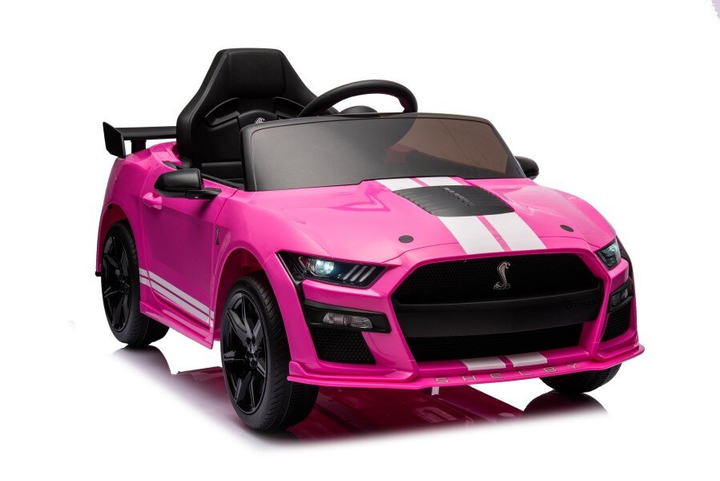 Samochód elektryczny dla dzieci Lean Toys Ford Mustang GT500 Shelby Różowy (5905991009047) - obraz 13