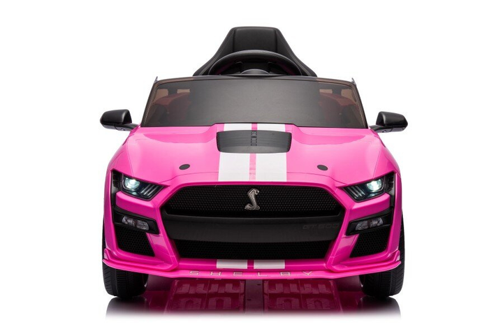 Samochód elektryczny dla dzieci Lean Toys Ford Mustang GT500 Shelby Różowy (5905991009047) - obraz 14