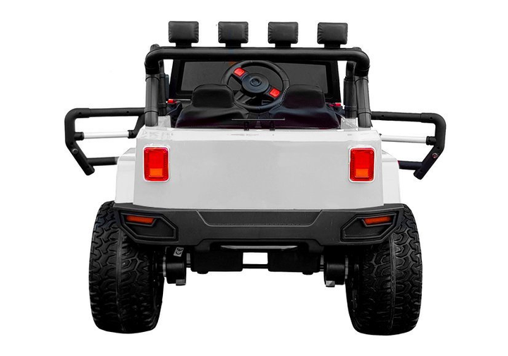 Електромобіль для дітей Lean Toys WXE-1688 Strong 4x4 Білий (5905991009078) - зображення 2
