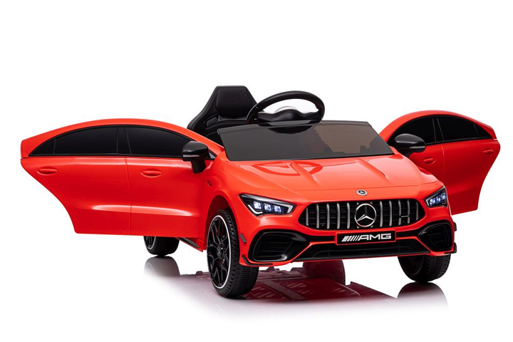 Samochód elektryczny dla dzieci Lean Toys Mercedes CLA 45s AMG 4x4 Czerwony (5905991011576) - obraz 2