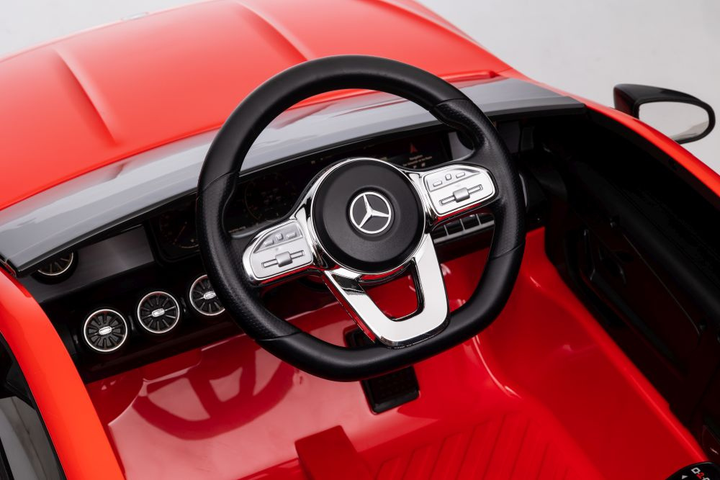 Samochód elektryczny dla dzieci Lean Toys Mercedes CLA 45s AMG 4x4 Czerwony (5905991011576) - obraz 3