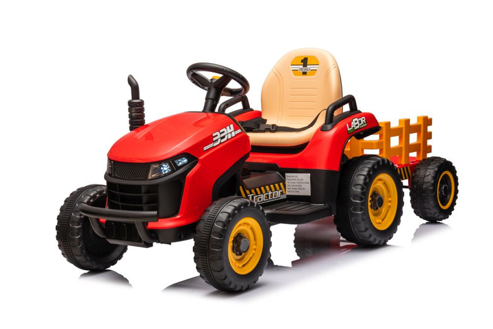 Трактор на акумуляторі Lean Toys BBH-030 Червоний (5905991011538) - зображення 8