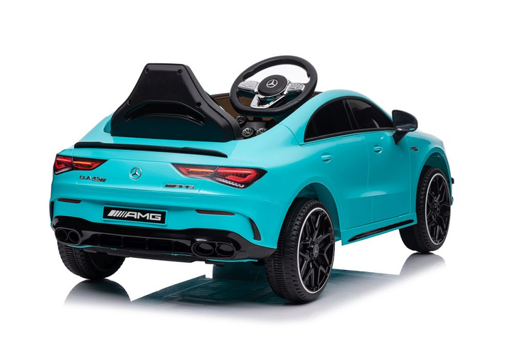 Електромобіль для дітей Lean Toys Mercedes CLA 45s AMG 4x4 Бірюзовий (5905991011606) - зображення 8