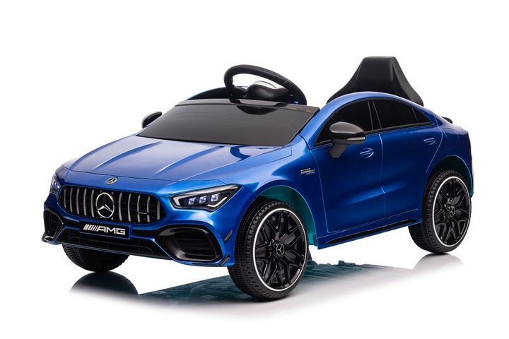 Samochód elektryczny dla dzieci Lean Toys Mercedes CLA 45s AMG 4x4 lakierowany Niebieski (5905991011613) - obraz 8