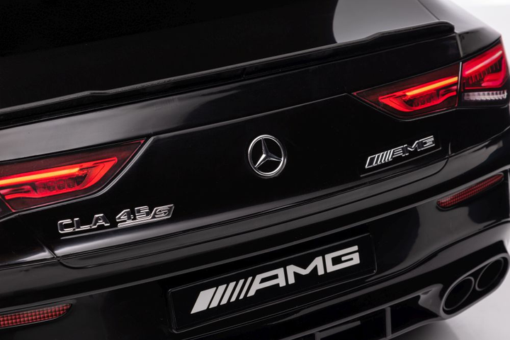 Samochód elektryczny dla dzieci Lean Toys Mercedes CLA 45s AMG 4x4 lakierowany Czarny (5905991011620) - obraz 6