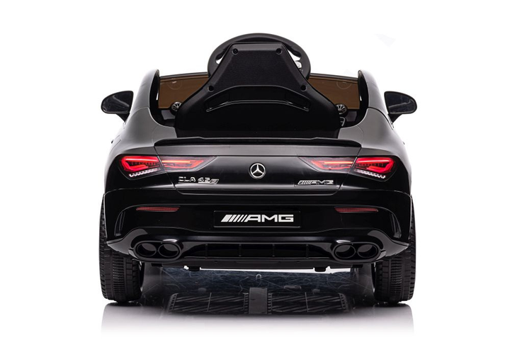 Samochód elektryczny dla dzieci Lean Toys Mercedes CLA 45s AMG 4x4 lakierowany Czarny (5905991011620) - obraz 8