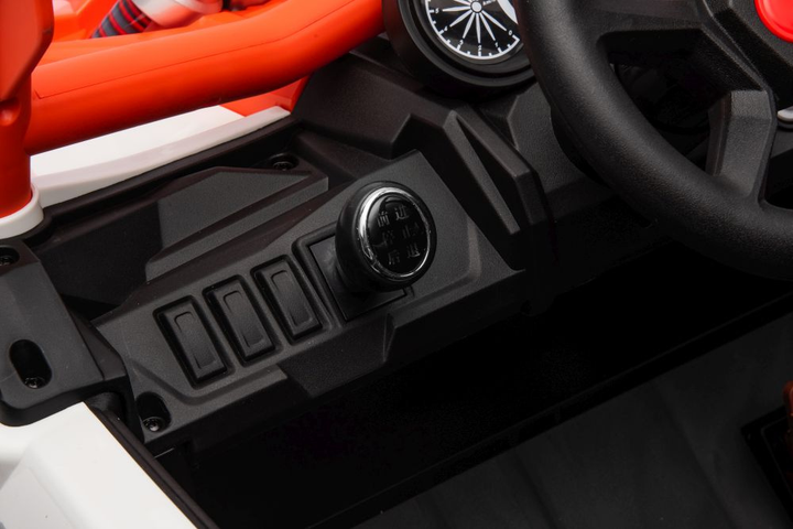 Електромобіль для дітей Lean Toys Buggy UTV NEL-901 4x4 Оранжевий (5905991013013) - зображення 5