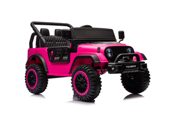 Електромобіль для дітей Lean Toys YSA8813 24V Рожевий (5905991013587) - зображення 7