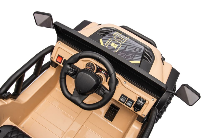 Samochód elektryczny dla dzieci Lean Toys YSA8813 24V Khaki 19939 (5905991013600) - obraz 6