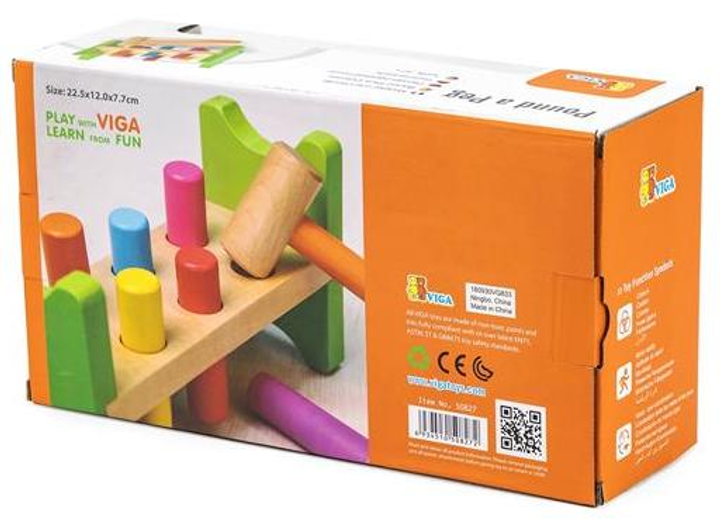 Стукалка Viga дерев'яна 50827 (6934510508272) - зображення 4