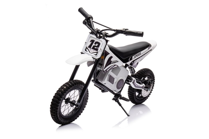 Мотоцикл кросовий на акумуляторі Lean Toys A9901 36V Білий (5905991024934) - зображення 12