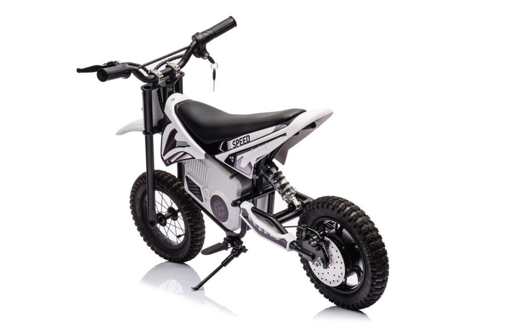 Мотоцикл кросовий на акумуляторі Lean Toys A9901 36V Білий (5905991024934) - зображення 18