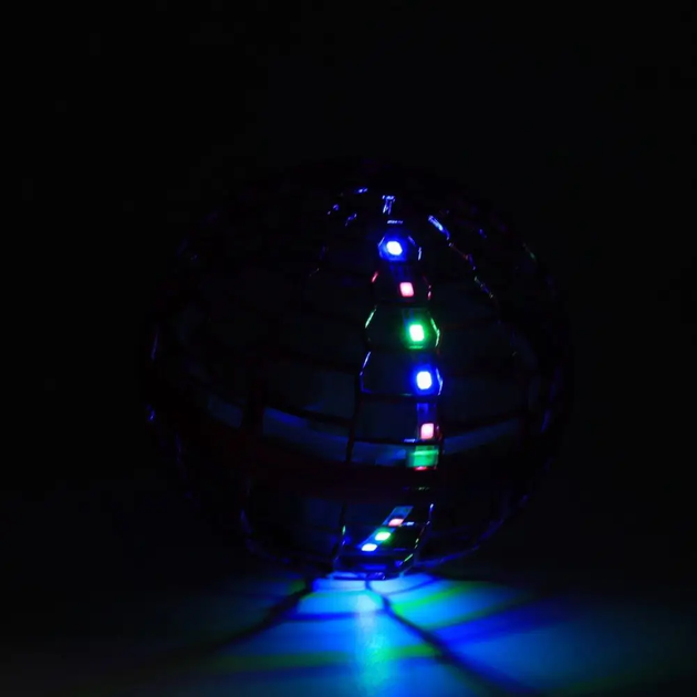 Спинер шар летающий с подсветкой FLYING SPINNER Розовый (9,5 см) / Шар, который светится в темноте и летает - изображение 8