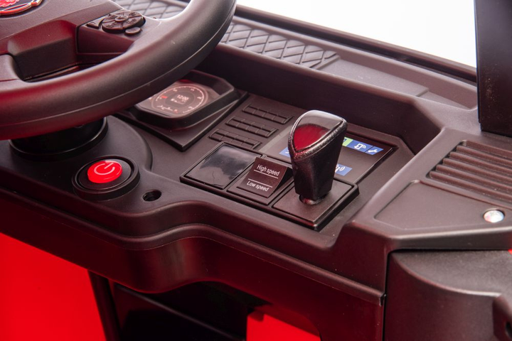 Samochód elektryczny dla dzieci Lean Toys Scania 500R HL698 4x4 lakierowany Czerwony (5905991029267) - obraz 3