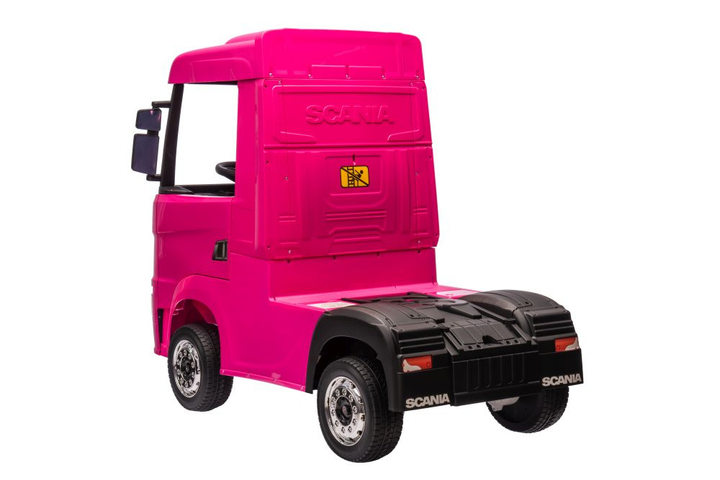 Samochód elektryczny dla dzieci Lean Toys Scania 500R HL698 4x4 Różowy (5905991029243) - obraz 11