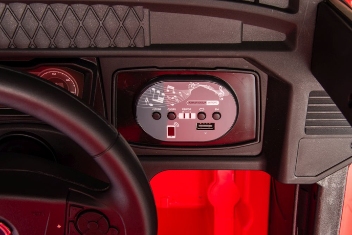 Samochód elektryczny dla dzieci Lean Toys Scania 500R HL698 4x4 lakierowany Czerwony (5905991029267) - obraz 7