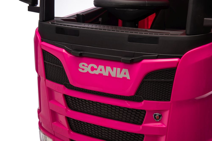 Samochód elektryczny dla dzieci Lean Toys Scania 500R HL698 4x4 Różowy (5905991029243) - obraz 13