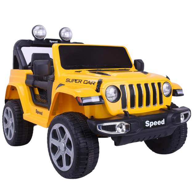 Samochód elektryczny dla dzieci Lean Toys FT-938 4x4 lakierowany Żółty (5905991061311) - obraz 6